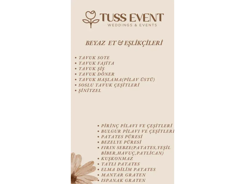 Beyaz Et Seçenekler